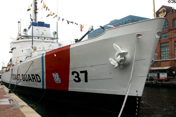 USCGC Taney (1935-86) is last remaining ship to have survived Dec. 7, 1941 Pearl Harbor attack. Baltimore, MD.