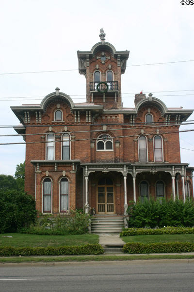 Alvin T. Lanphere Victorian Mansion (1870) (90 Division St.). Coldwater, MI. Style: Italian Villa.