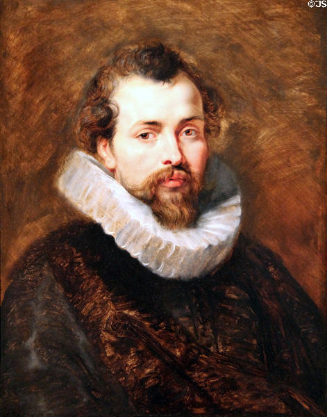 Philippe Rubens (artist's brother) painting (c1610-11) by Peter Paul Rubens at Detroit Institute of Arts. Detroit, MI.