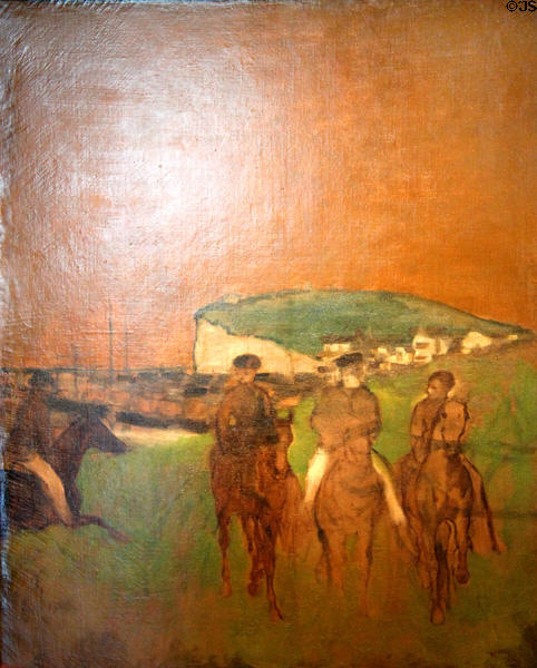 Morning Ride painting (c1866) by Edgar Degas at Detroit Institute of Arts. Detroit, MI.