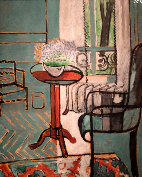 The Window painting (1916) by Henri Matisse at Detroit Institute of Arts. Detroit, MI.