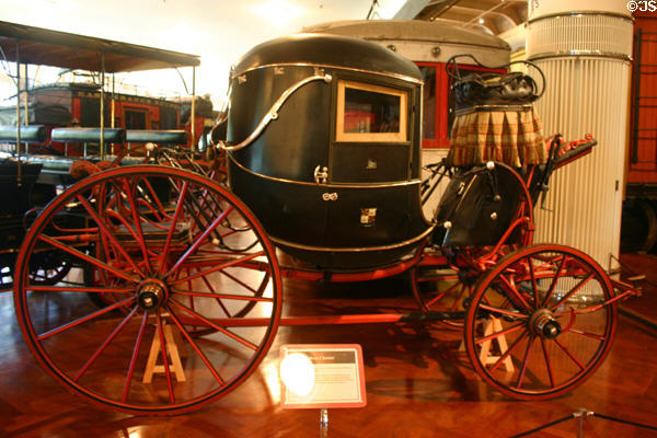 Ross chariot (c1797) by coachmaker William Ross of New York City at Henry Ford Museum. Dearborn, MI.