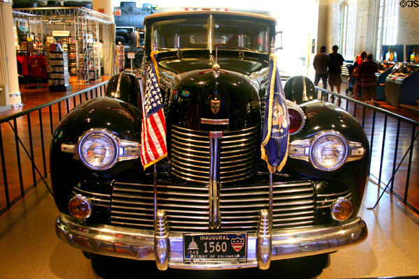 Lincoln Limousine (1939) used by Presidents Franklin D. Roosevelt & Harry S. Truman at Henry Ford Museum. Dearborn, MI.