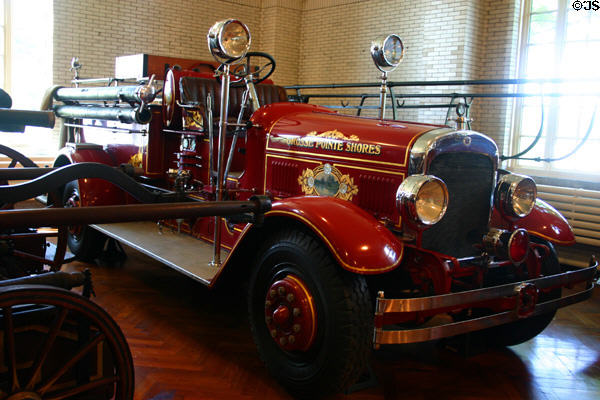 Seagrave fire engine (1924) at Henry Ford Museum. Dearborn, MI.