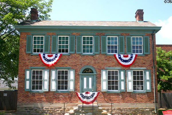 Heinz House (1854) moved to Greenfield Village from Sharpsburg, PA, where H.J. Heinz created his technique of bottling horseradish & went on to find a pickle empire. Dearborn, MI.