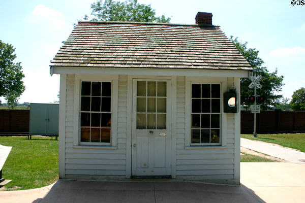 Rocks Village Tollhouse (1828) which collected fees from travelers crossing Merrimac River, moved from Rocks Village, MA to Greenfield Village. Dearborn, MI.