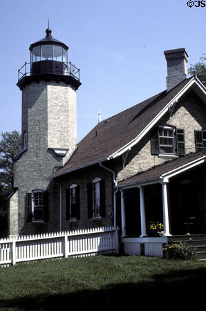 White River Lighthouse (1875) on Lake Michigan. MI.