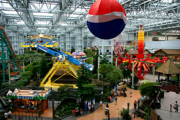 Amusement park of Mall of America. Minneapolis, MN.