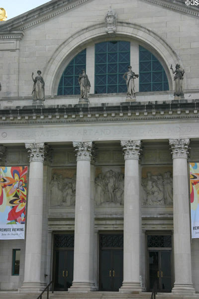Palace of Fine Arts (1904) for St. Louis World's Fair now Art Museum. St Louis, MO. Architect: Cass Gilbert.