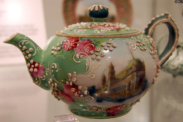 Japanese teapot of St Louis World's Fair (1904) at Missouri History Museum. St Louis, MO.