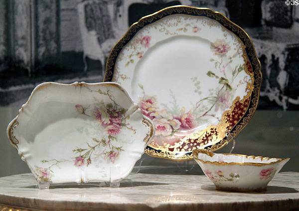 French Limoges china sold at St Louis World's Fair (1904) at Missouri History Museum. St. Louis, MO.