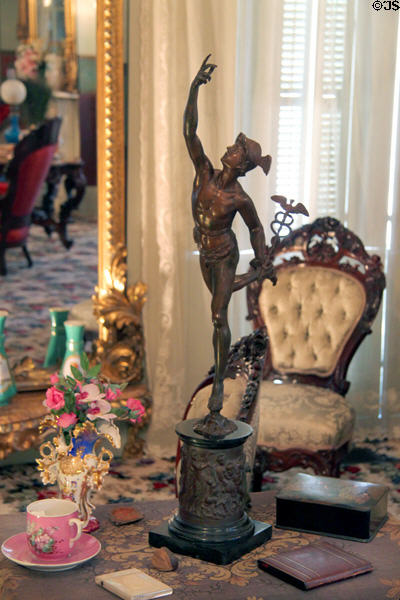 Statue of Mercury in parlor at Campbell House Museum. St. Louis, MO.