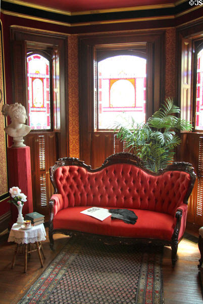 Settee at Campbell House Museum. St. Louis, MO.