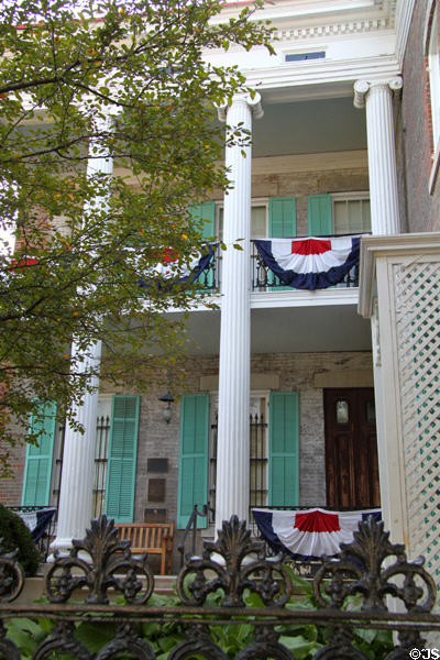 Rear view of Chatillon-DeMenil Mansion. St. Louis, MO.