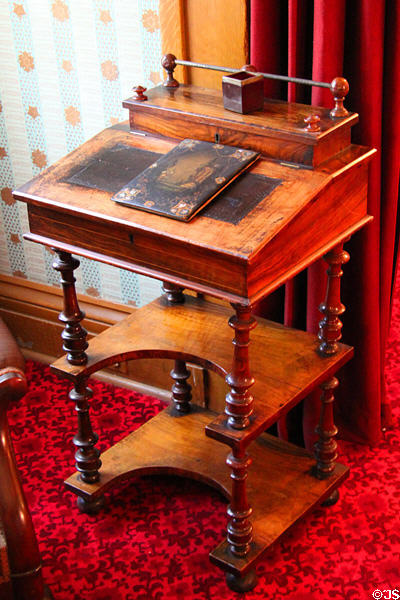 Standing desk in study at Chatillon-DeMenil Mansion. St. Louis, MO.