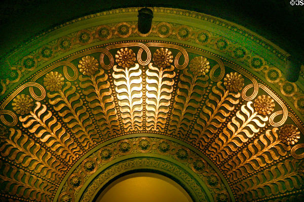 Decoration detail of waiting hall of St. Louis Union Station. St Louis, MO.