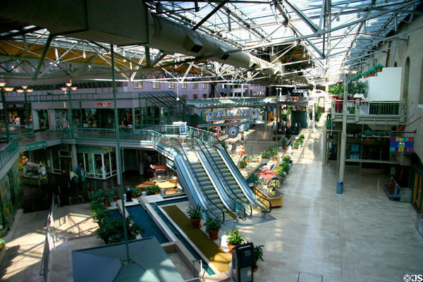 Shopping mall which now uses former track area of St. Louis Union Station. St Louis, MO.