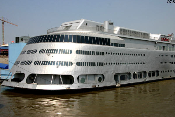 Admiral Casino riverboat at St. Louis. St Louis, MO.