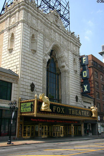 Fox Theatre (1928) (525 North Grand Blvd.). St Louis, MO. Architect: Charles Howard Crane.