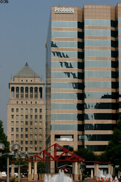 Civil Courts & Peabody Buildings (701 Market St.). St Louis, MO.