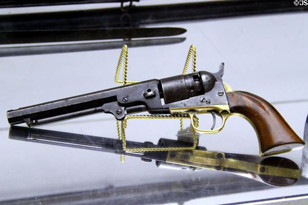 Colt pocket revolver M1853 at Jefferson Barracks. St. Louis, MO.