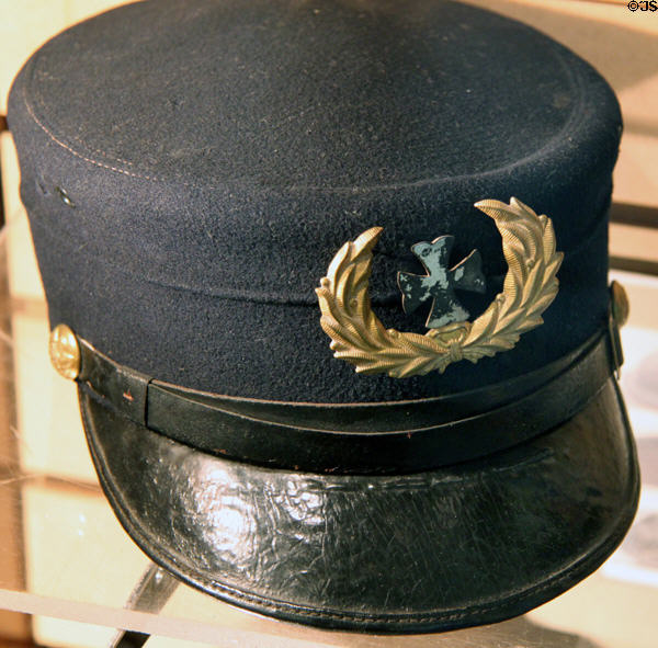 Medical Corps undress cap (c1901) at Jefferson Barracks Military Museum. St. Louis, MO.