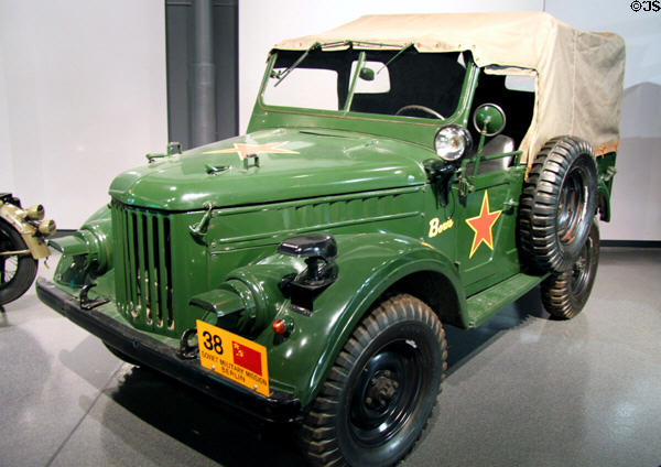 GAZ-69 (1953-72) Soviet off-road vehicle at St. Louis Museum of Transportation. St. Louis, MO.