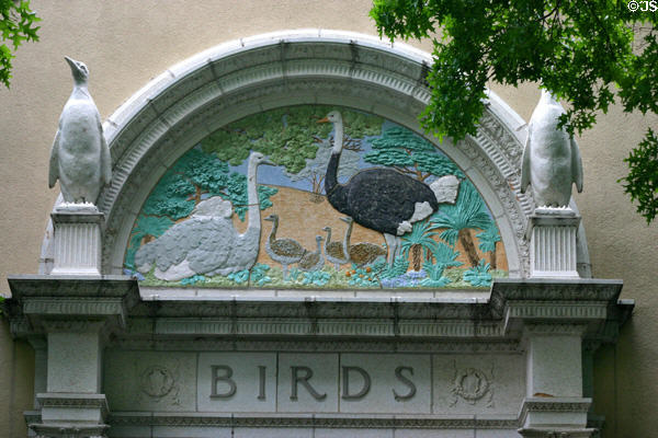 Bird pavilion at St. Louis Zoo originally built for 1904 World's Fair. St Louis, MO.
