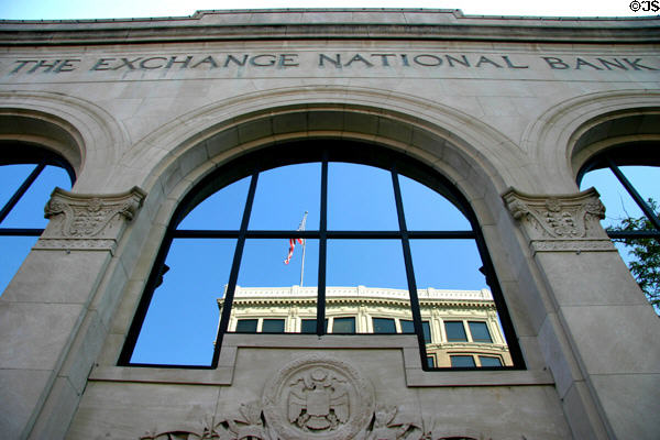 Exchange National Bank (132 East High St.). Jefferson City, MO. On National Register.
