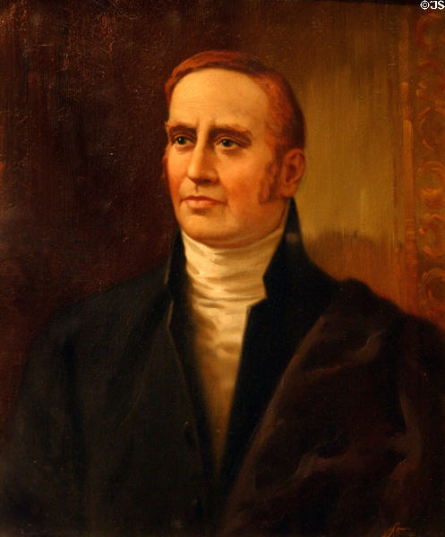 William Clark (1770-1838) Governor of Missouri Territory portrait at Missouri State Capitol. Jefferson City, MO.