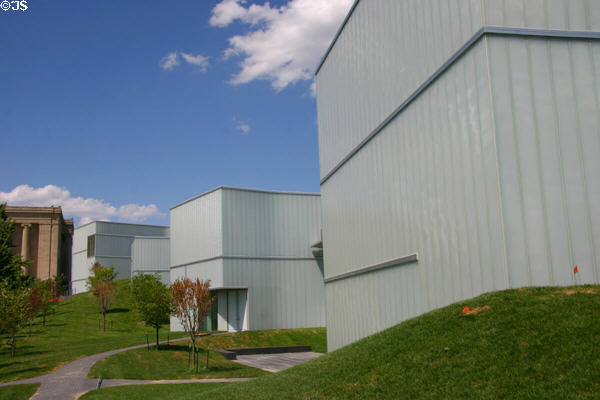 Bloch Building addition (1999-2007) at Nelson-Atkins Museum. Kansas City, MO. Architect: Steven Holl.
