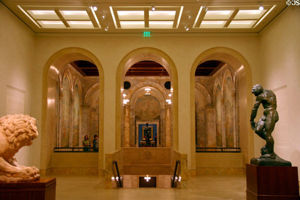 Entrance gallery at Nelson-Atkins Museum. Kansas City, MO.