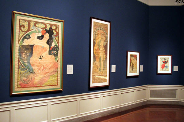 Art Nouveau gallery at Nelson-Atkins Museum. Kansas City, MO.