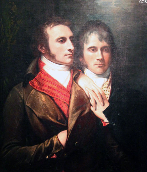 Portrait of Raphael West & Benjamin West Jr. (c1796) by their father Benjamin West at Nelson-Atkins Museum. Kansas City, MO.