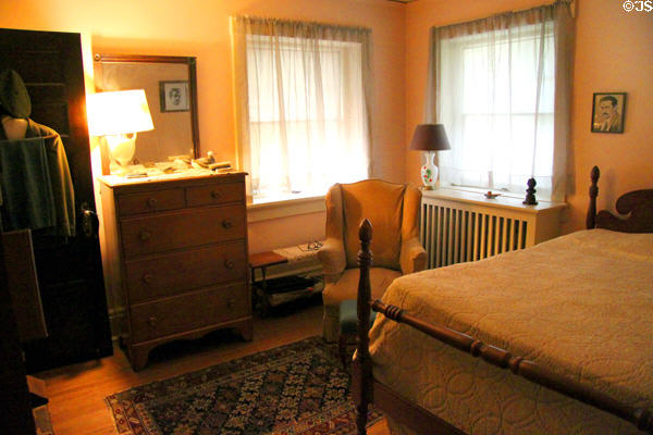 Tom Benton's bedroom at Thomas Hart Benton Home. Kansas City, MO.
