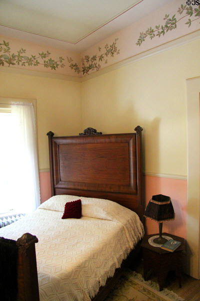 Bedroom at Lewis-Bingham-Waggoner House. Independence, MO.