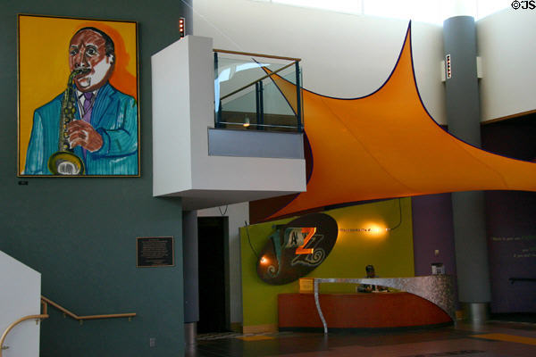 American Jazz Museum architecture & graphics. Kansas City, MO.
