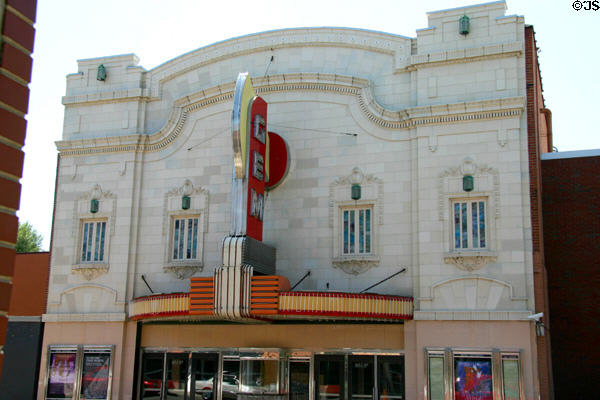 Gem Theater (1912) (1615 East 18th St. in jazz district) now a performance venue for American Jazz Museum. Kansas City, MO.