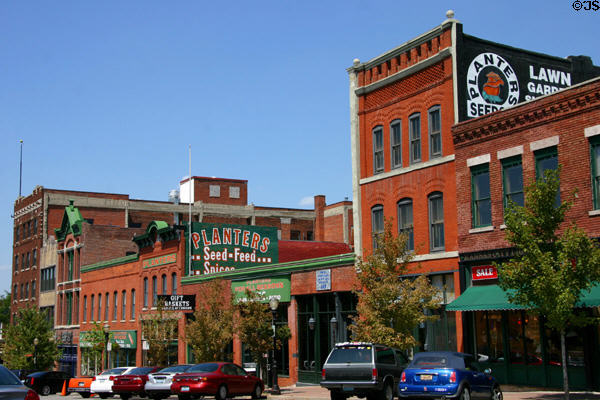 Heritage buildings around Kansas City Market. Kansas City, MO.
