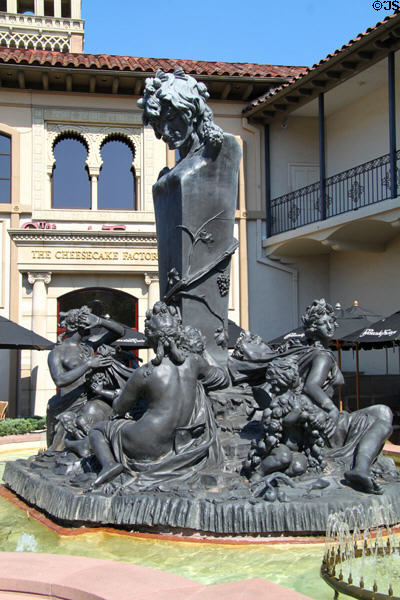 Fountain of Bacchus (1911) in Chandler Court at Country Club Plaza shopping area. Kansas City, MO.