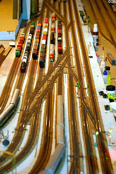 Model railway at rail Museum at Kansas City Union Station. Kansas City, MO.
