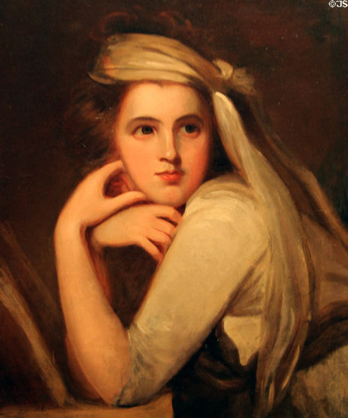 Portrait of Lady Hamilton (c1785-95) by George Romney at University of Missouri Museum of Art & Archaeology. Columbia, MO.