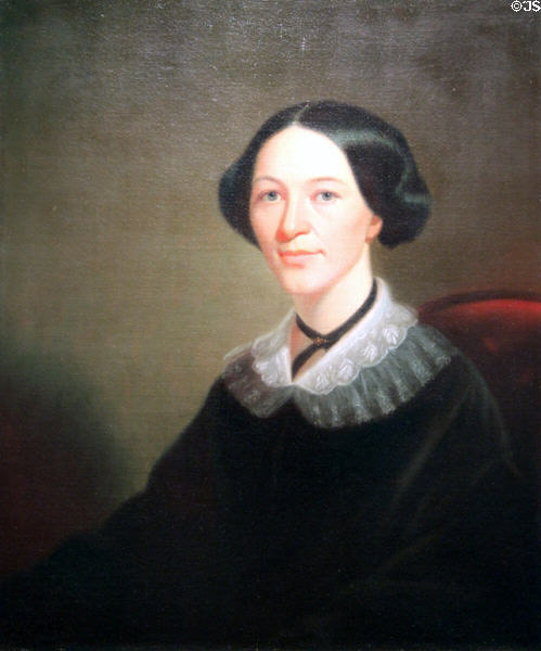 Portrait of Elizabeth Jane (Thornton) Doniphan (1850) by George Caleb Bingham at State Historical Society of Missouri. Columbia, MO.