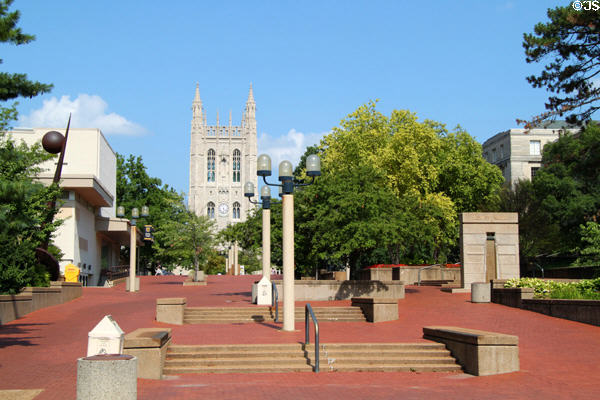 Pedestrian Mall between Lowry Hall Memorial Student Union at