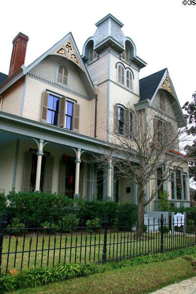 Galloway House (1889) (304 N Congress). Jackson, MS. Style: Second Empire. Architect: W.J. McGee. On National Register.