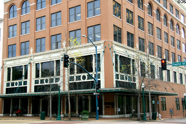 Former Jones-Kennington Dry Goods Store (now Heritage Building) (1905) (6 floors) (401 E. Capitol St.). Jackson, MS.