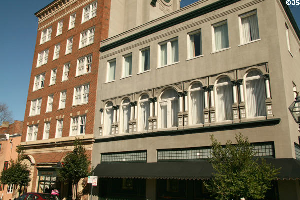 Natchez Eola Hotel (1927) (Pearl St. at Main) & Levy Building. Natchez, MS.
