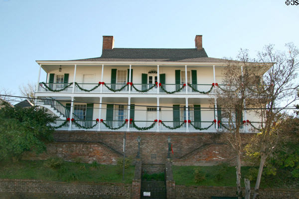 The House on Ellicott's Hill (c1798) (215 N. Canal St.) Andrew Ellicott raised American flag here in 1797, in defiance of Spain. Natchez, MS. On National Register.