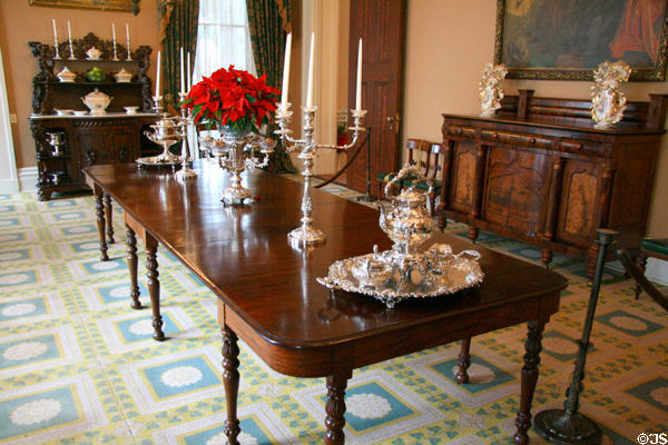 Dining room of Stanton Hall. Natchez, MS.