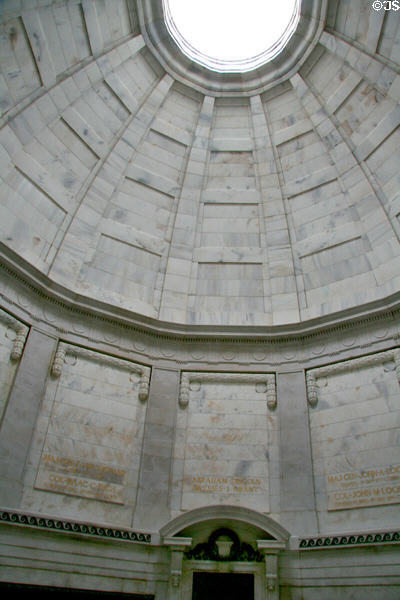 Interior dome of Illinois State Memorial. Vicksburg, MS.